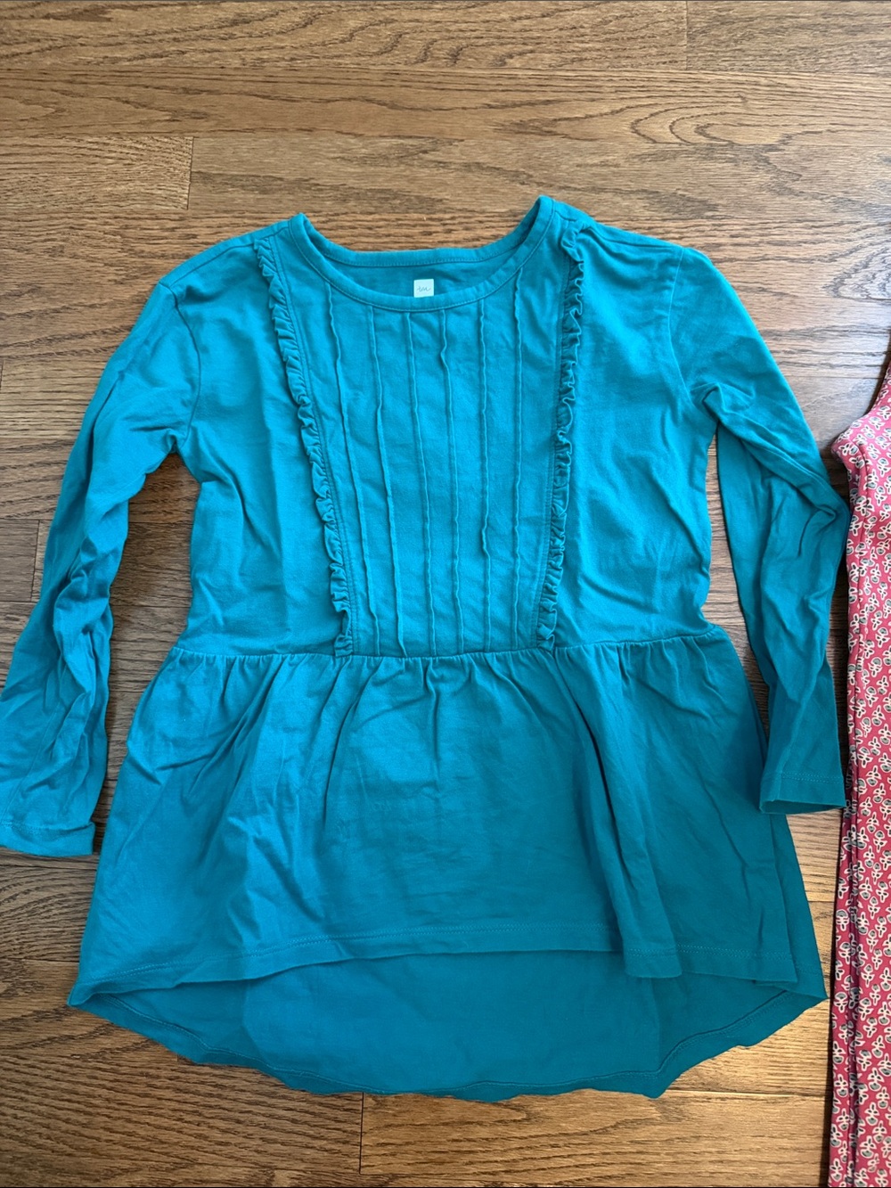 Tea collection Long-Sleeve Ruffle Top